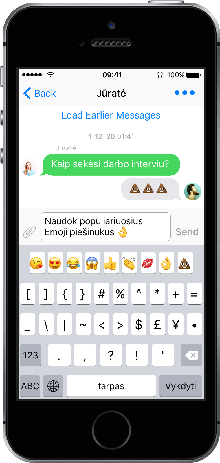 Naudok populiariuosius Emoji pieÅ¡inukus ðŸ‘Œ